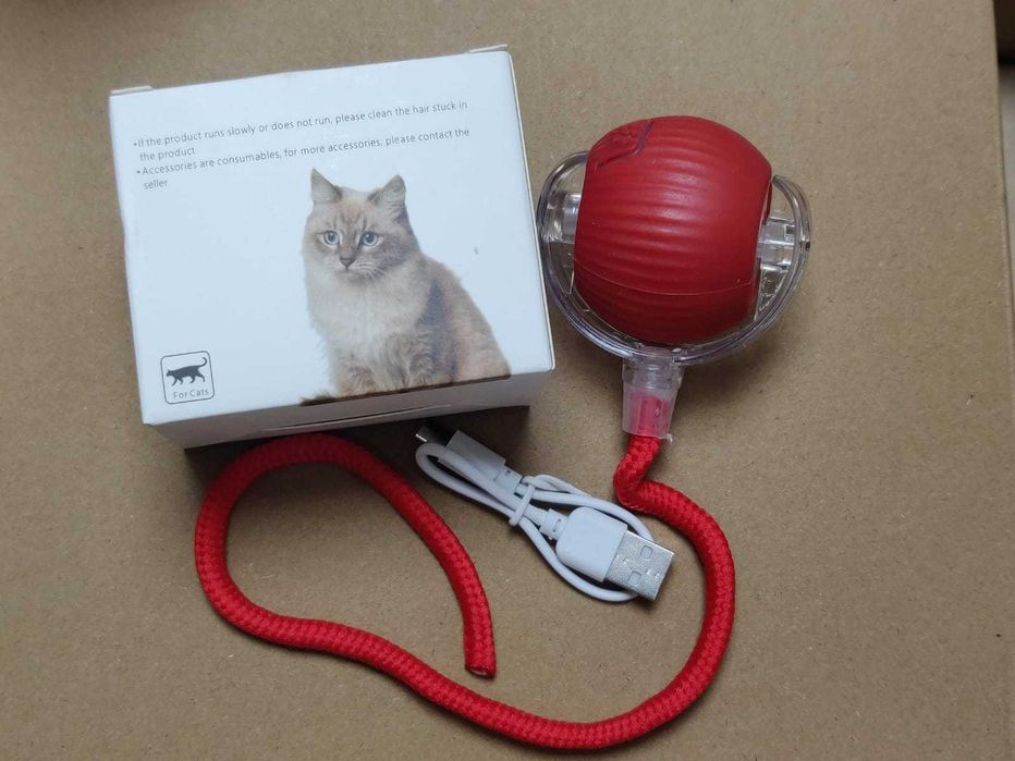 Интерактивная игрушка мяч для кошек и собак 5 в 1. Умный мячик USB