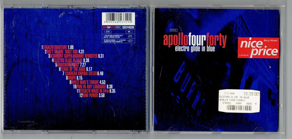 CD Apollo Four Forty - Electro Glide In Blue