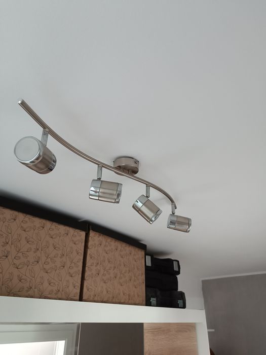 Lampa/kinket chromowa z 4 punktami świetlnymi
