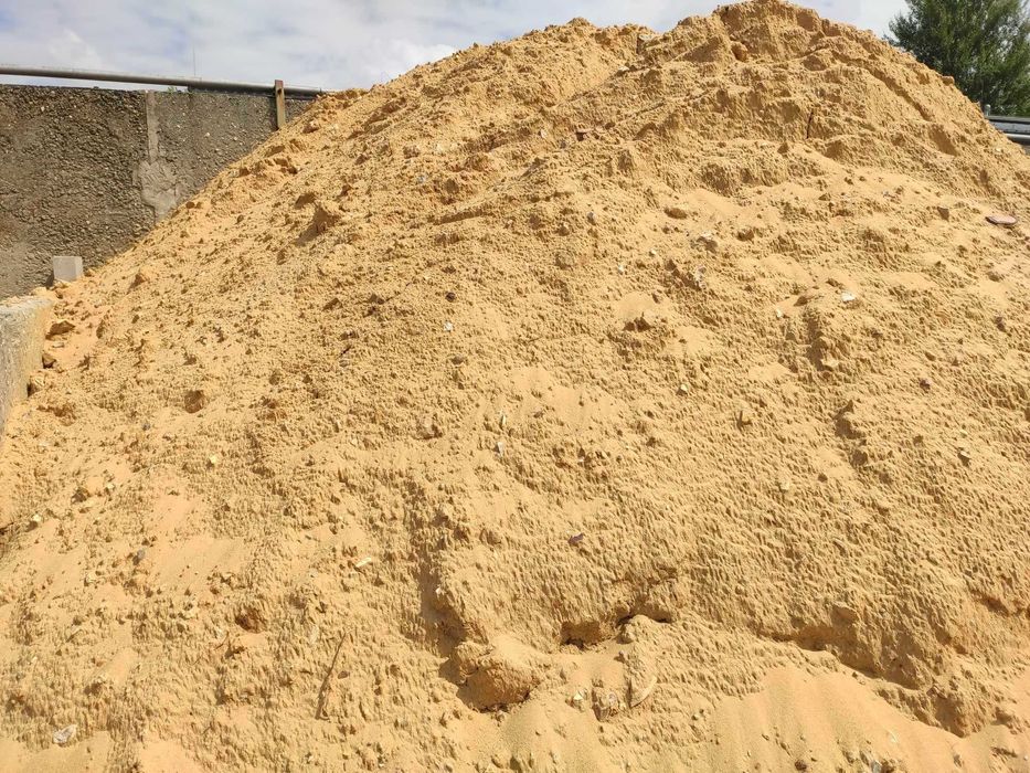 Piach piasek zasypowy budowlany fundament - z placu, ważony, transport