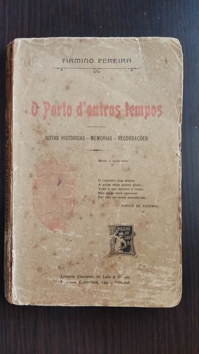 Livro O Porto d'outros tempos