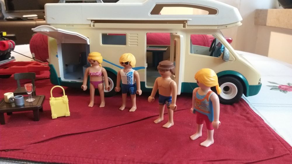 Playmobil caravana e mota