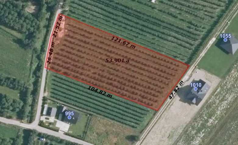 OKAZJA! Działka inwestycyjna 54 ary w centrum Łącka – Pełne uzbrojenie