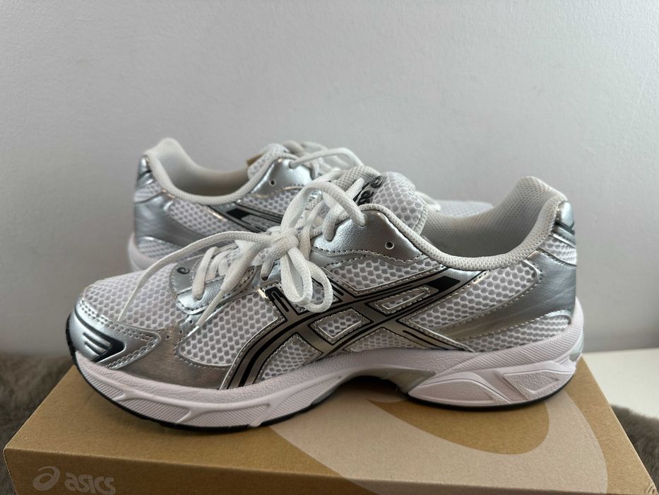 Buty męskie białe sportowe trampki asics gel-1130 42