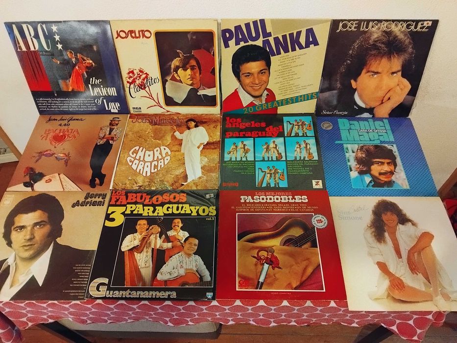 Lotes de discos vinil, singles e cd
