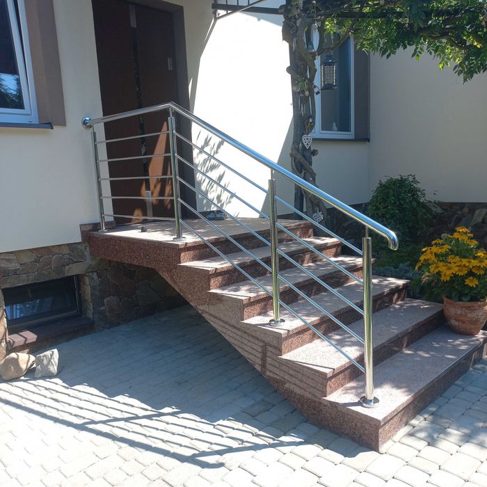 Balustrada Balustrady Poręcze Barierki Nierdzewne