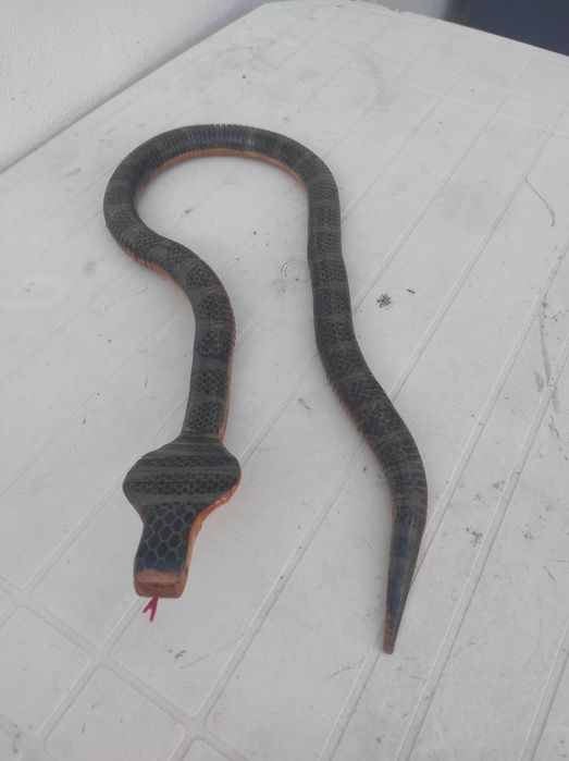 Animal de decoração em madeira