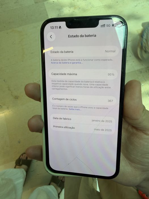 Iphone 16e como novo preto 128gb