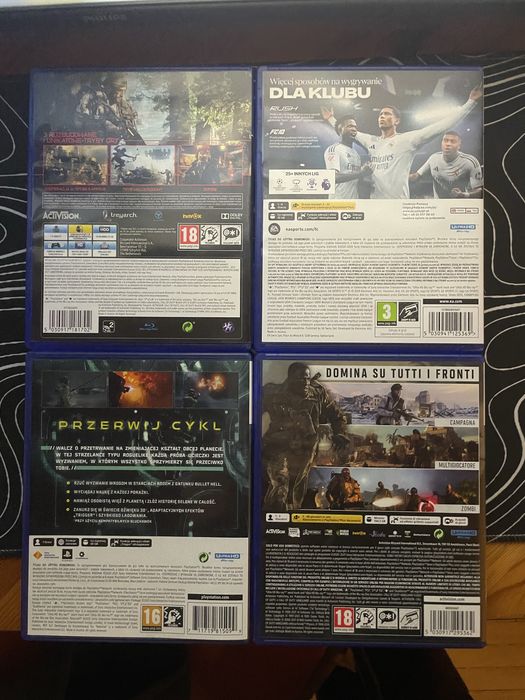 Gry do ps5/ps4 fifa, black ops 3, returnal