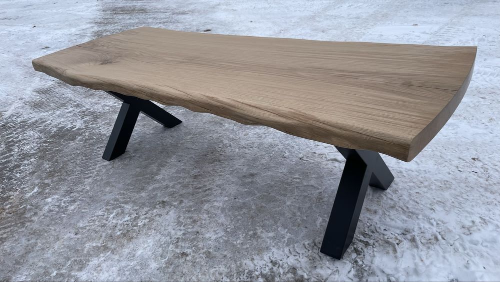 Stół dębowy, monolit 250x96 cm