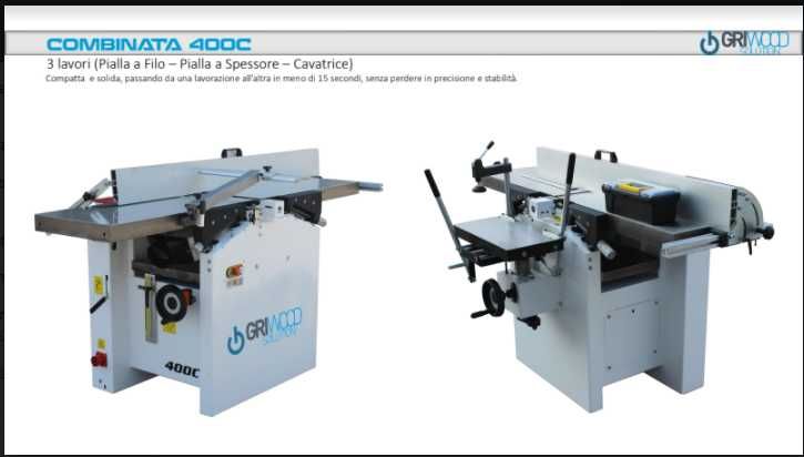 Garlopa Desengrossadeira 400C SICAR nova