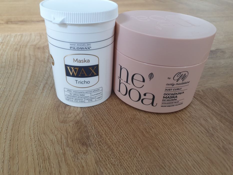 Odżywki do włosów Neboa Just curly + Maska WAX Tricho