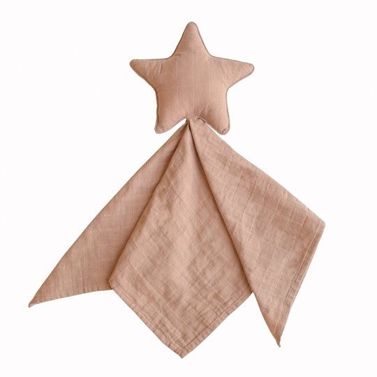 Kocyk Przytulanka Lovey Star Natural Dla Niemowlaka Miękka Przytulanka Dziecięca Mushie