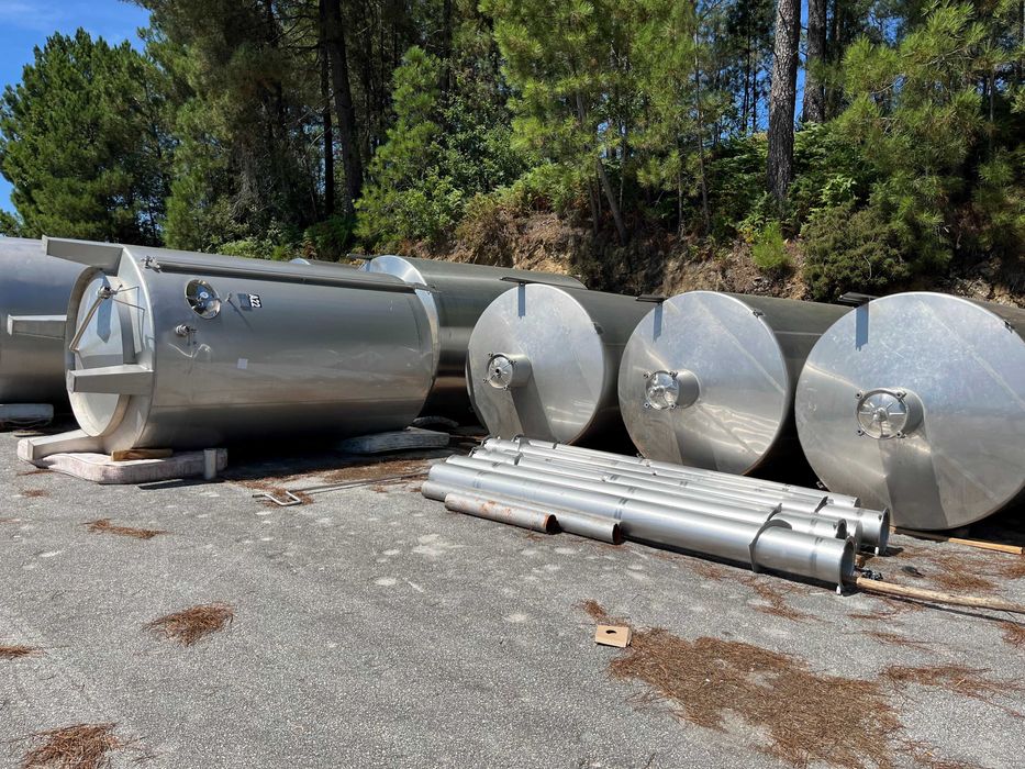 Depósito Inox / Cubas de Fermentação / Depósitos de Fibra e Transporte