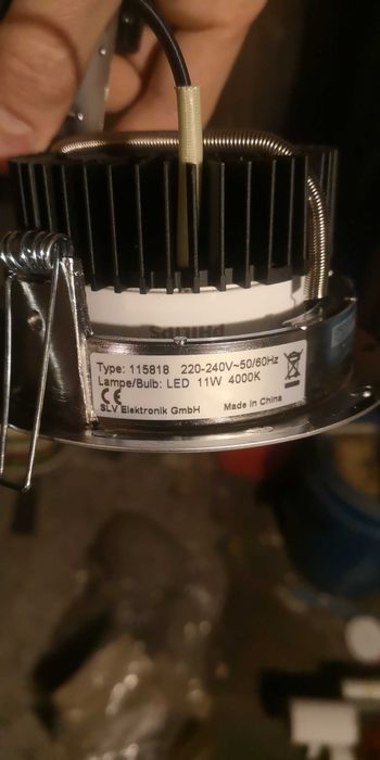 oprawa led żarówka reflektor do zabudowy philips Spotline Luzo 115818