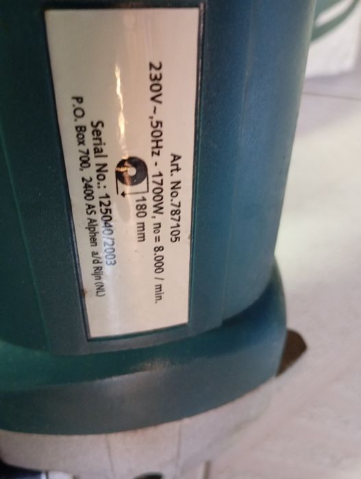 Rebarbadora nova 180mm