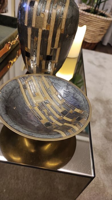 Conjunto de duas peças em latão