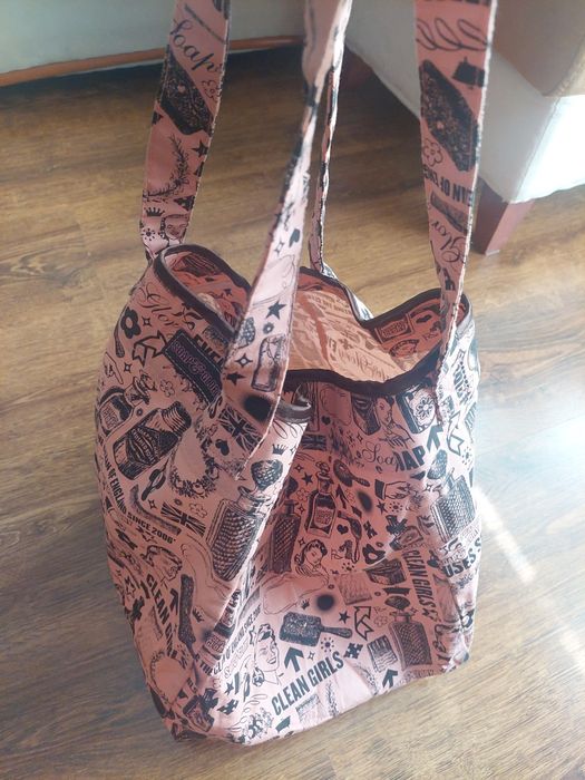 Torba shopper różowa