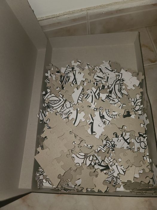 Puzzle mocho para montar e pintar