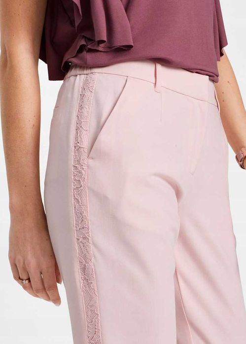 21) Eleganckie spodnie z koronką 44 NOWE