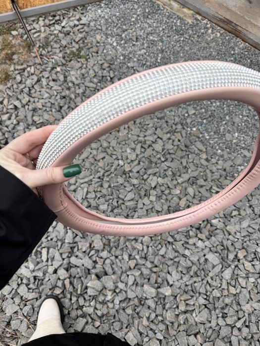 Чохол на кермо з камінчиками