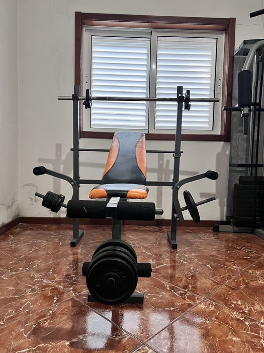 Banco de Musculação Fitness – Completo e Ajustável