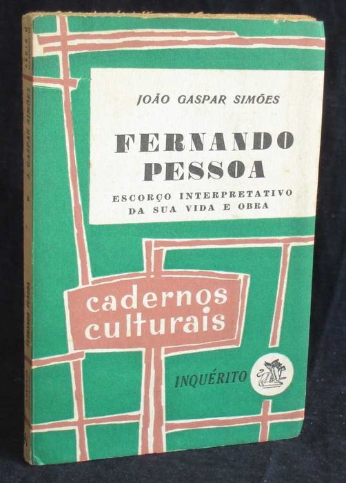 Livro Fernando Pessoa Esforço Interpretativo da sua vida e obra Gaspar