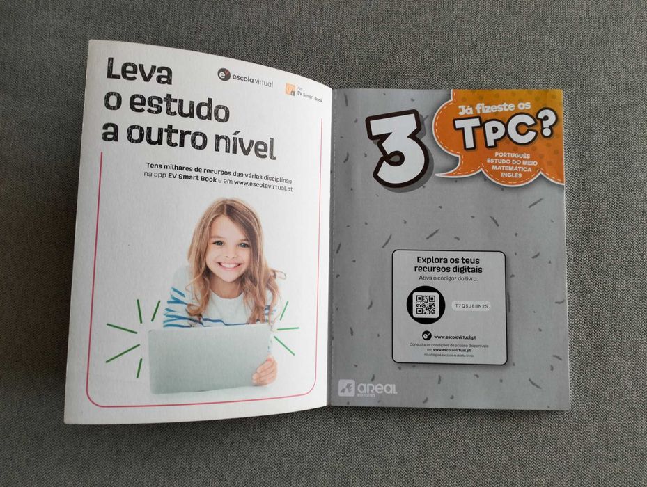 Livro ensino "Já fizeste os TPC?" 3.º ano