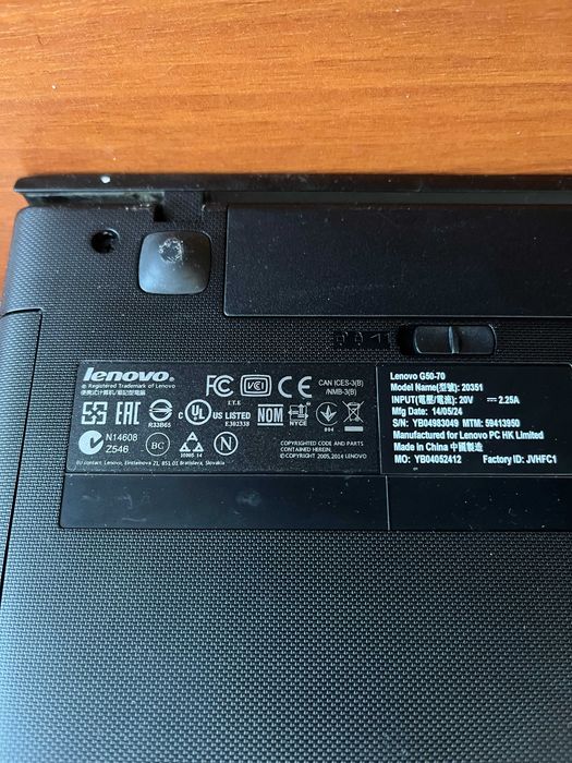 Ноутбук Lenovo G50-70