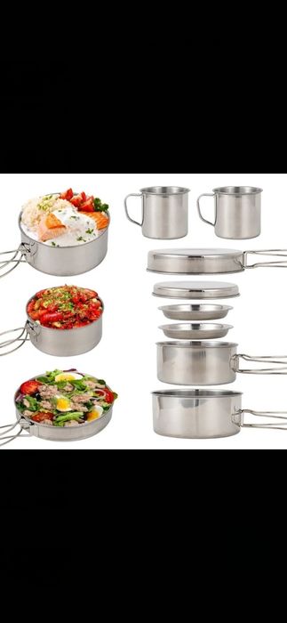 Посуд з нержавіючої сталі новий. Якісний. Багато предметів.