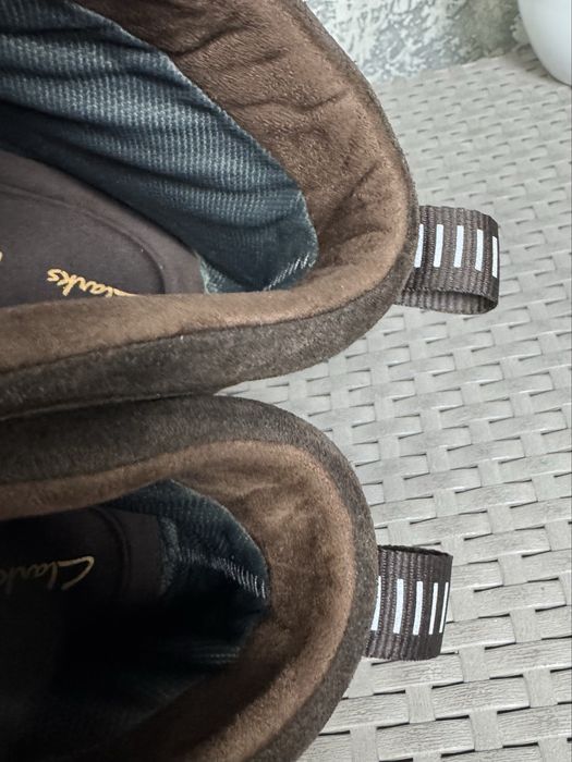 Clarks gore-tex ботинки 44 размер кожаные коричневые