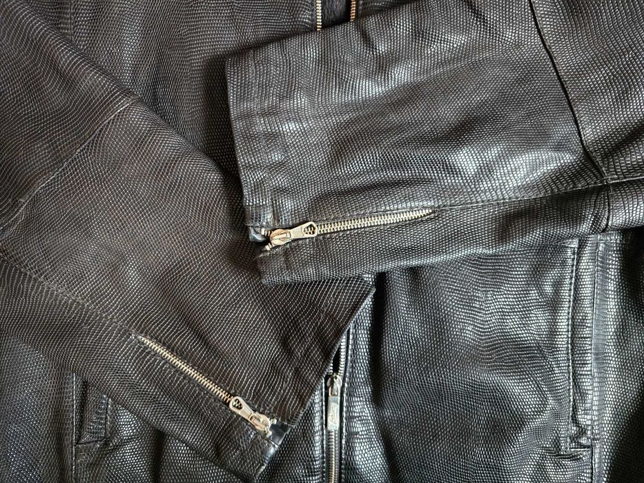 Brioni эксклюзив куртка из кожи варана