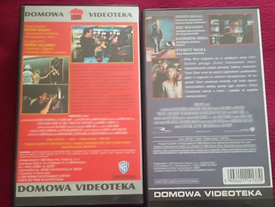 Under Siege Liberator 1 i 2 kasety VHS