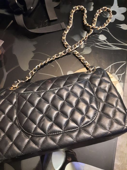 Chanel torba skóra czarna