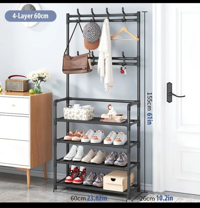 Wieszak na ubrania i buty, do przedpokoju