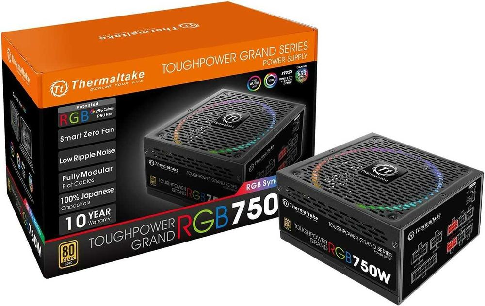 Fonte Thermaltake 750W Toughpower Grand RGB 80 Plus Gold Modular