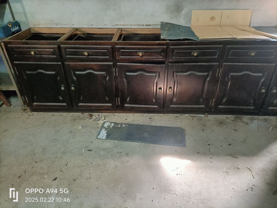 Bancada móvel em Mogno