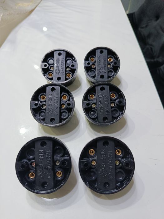 Włączniki bakielitowe bakelit loft PRL retro