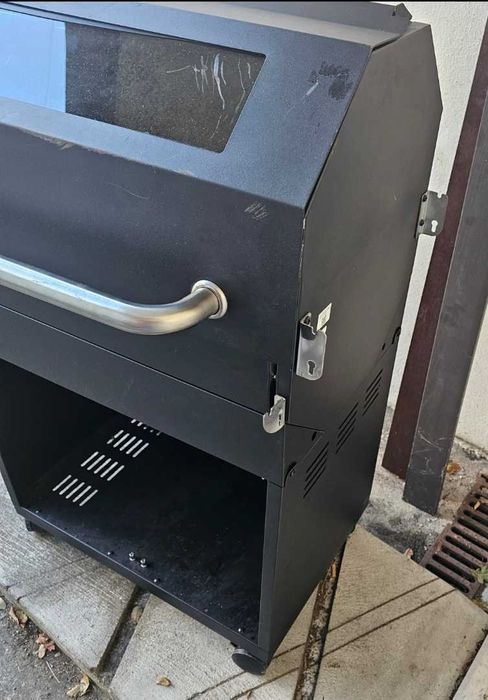 barbecue eléctrico a pellet com pouco uso,  Paleo Naterial