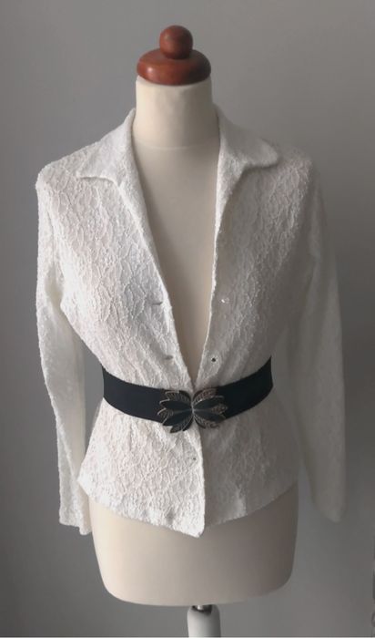 Koszula koronkowa elegancka koszulka koronka okazjonalna świąteczna