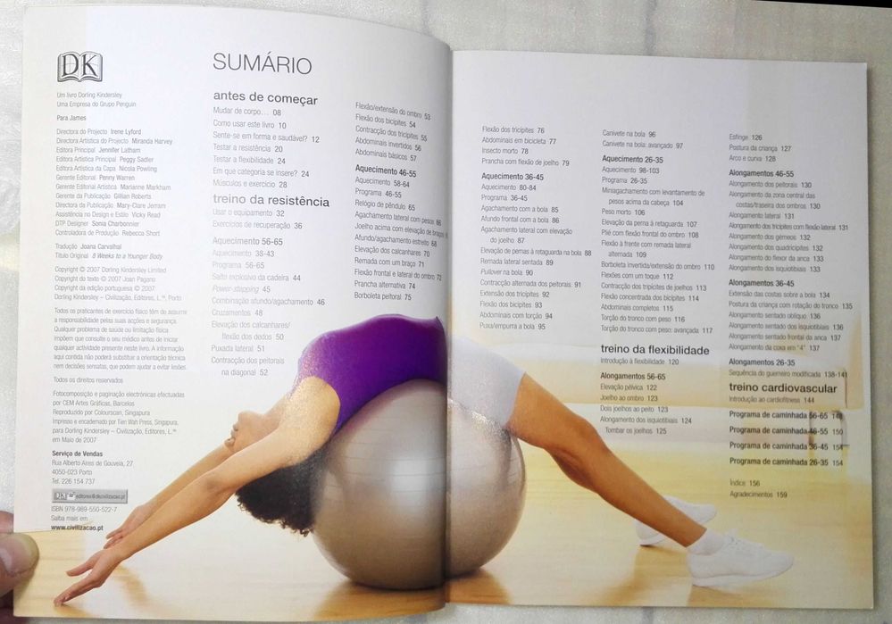 Livro 8 Semanas para um Corpo mais jovem