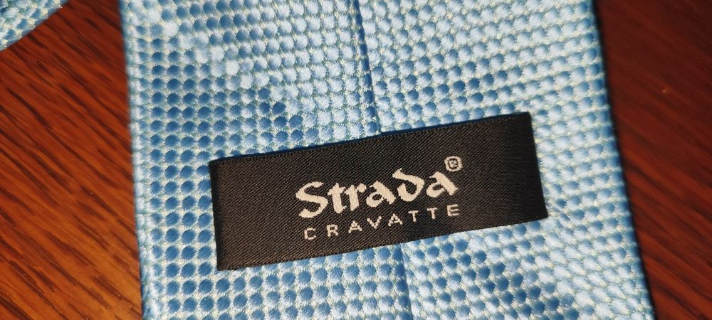 Краватка  галстук Strada блакитна