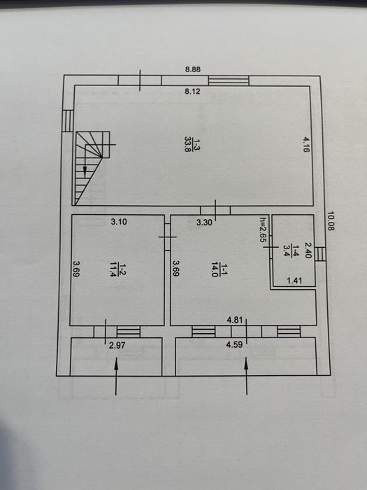 Будинок  126кв.м  на земельній ділянці 5,45сот