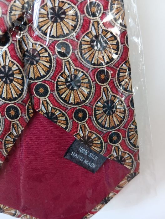 Krawat nowy z jedwabiu Handmade ,
