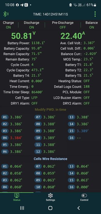 Продам lifepo4 АКБ збірку з нкон HUAWEI LUNA 15S 100Ah з JK BMS