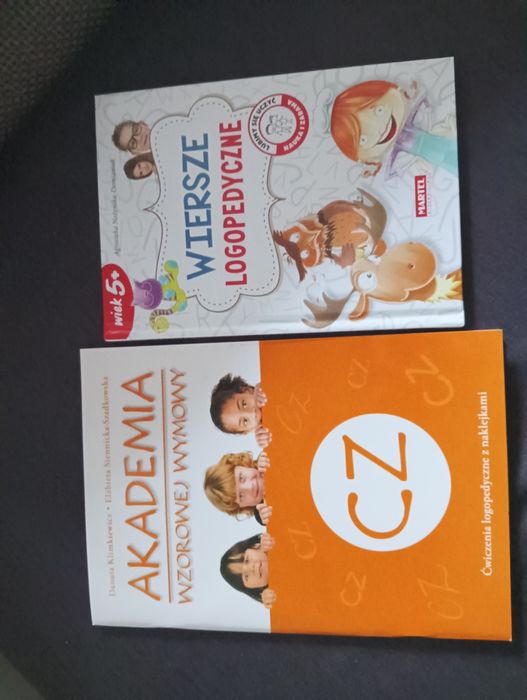 Książka logopedyczna  plus ćwiczeniaa