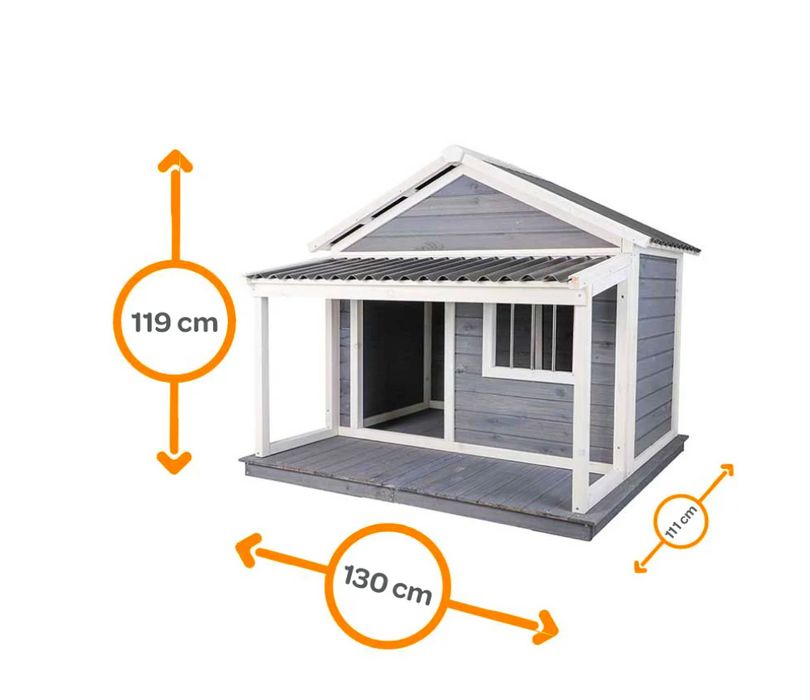 Casota Madeira Cinza - LOJA!!