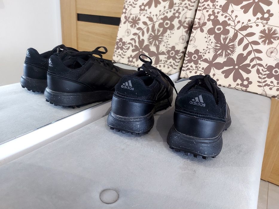 Czarne buty sportowe snekersy Adidas roz 42 trekking sport