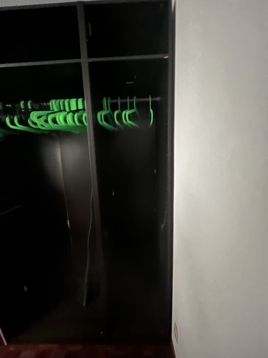 3 modulos roupeiro PAX Ikea Preto Castanho