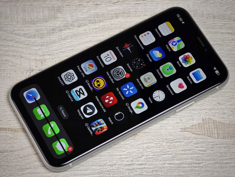 Смартфон Apple iPhone XR 64GB White (A2105) • NeverLock • 77%